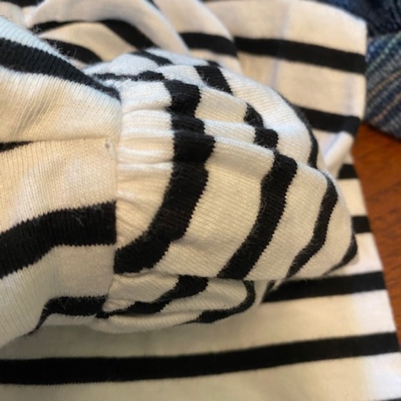 A.L.C. Kidman Black White Striped Cotton Dress Size S - Picture 8 of 8